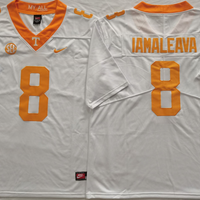 Men's Tennessee Volunteers Nico Iamaleava #8 White Player Game Jersey
