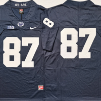 Men's Penn State Nittany Lions NCAA #87 Navy Team Football Jersey