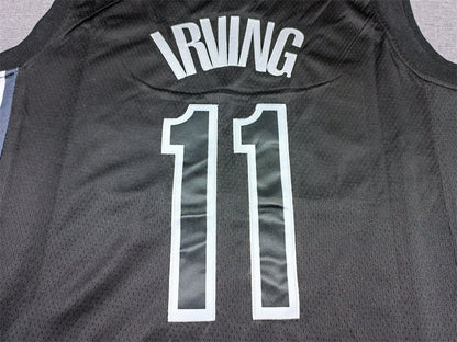 Men's Brooklyn Nets Kyrie Irving #11 Black 2022/23 Statement Edition Swingman Jersey1