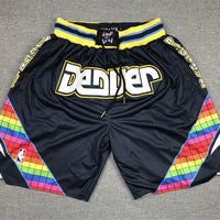 Men's Denver Nuggets Navy City Edition Basketball Shorts1