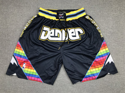Men's Denver Nuggets Navy City Edition Basketball Shorts1