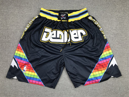 Men's Denver Nuggets Navy City Edition Basketball Shorts1