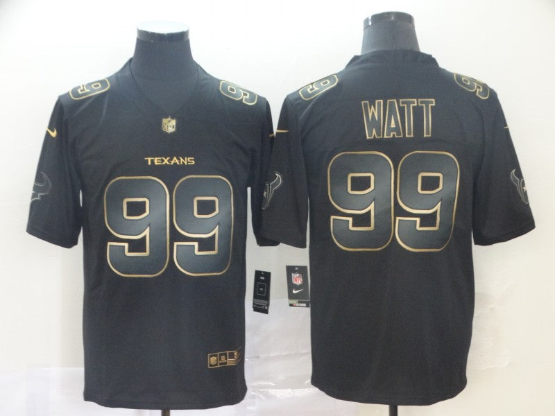 Men's Houston Texans #99 J.J. Watt Black Game Jersey1