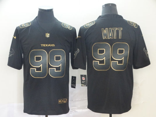 Men's Houston Texans #99 J.J. Watt Black Game Jersey1