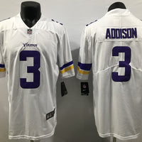 Men's Minnesota Vikings Jordan Addison #3 White Game Jersey