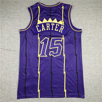 Men's Toronto Raptors Vince Carter 1998-99 Purple Hardwood Classics Swingman Jersey1