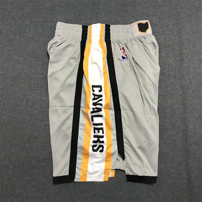 Men's Cleveland Cavaliers Gray Basketball Shorts1