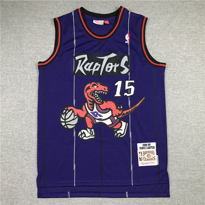 Men's Toronto Raptors Vince Carter Mitchell & Ness Purple Classics Jersey1