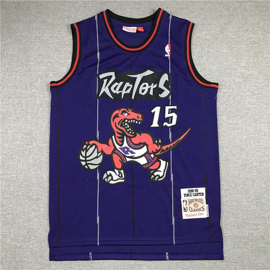 Men's Toronto Raptors Vince Carter Mitchell & Ness Purple Classics Jersey1