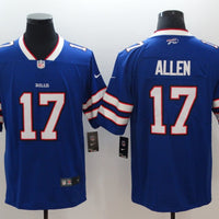 Josh Allen #17 Buffalo Bills Blue Team Game Player Jersey - JerseysFreak