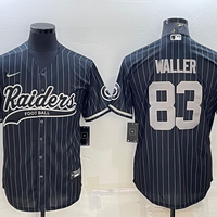 Men's Las Vegas Raiders Darren Waller #83 Black Player Jersey1 Joint Edition