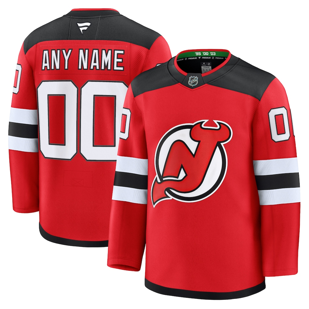 New Jersey Devils Red Home Premium Custom Jersey - JerseysFreak