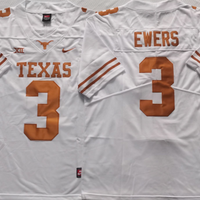 Men's Texas Longhorns Quinn Ewers #3 White Replica Team Jersey