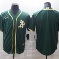 Men's Oakland Athletics Kelly Green Replica Blank Jersey1