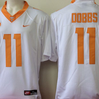 Men's Tennessee Volunteers Josh Dobbs #11 White Player Game Jersey