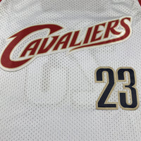 Men's Cleveland Cavaliers LeBron James #23 White 2003-04 Hardwood Classics Swingman Jersey1