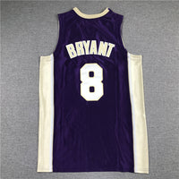 Men's Los Angeles Lakers Kobe Bryant Purple Hall of Fame Hardwood Classics Jersey1