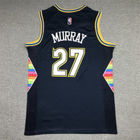 Men's Denver Nuggets Jamal Murray Navy 2021/22 Swingman Jersey1 - City Edition