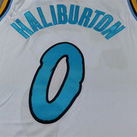 Men's Indiana Pacers Tyrese Haliburton #0 White 2024/25 Swingman Player Jersey1 - City Edition