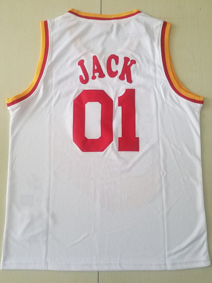 Men's Houston Rockets #01 NBA White Classics Jersey1 - Joint Edition