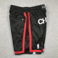 Men's Chicago Bulls Black 2023/24 Pocket Shorts1 City Edition