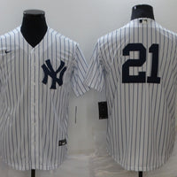 Men's New York Yankees Paul O¡¯Neill #21 White Replica Player Name Jersey1