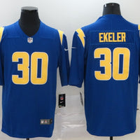 Men's Los Angeles Chargers Austin Ekeler #30 Blue 2nd Alternate Game Jersey1