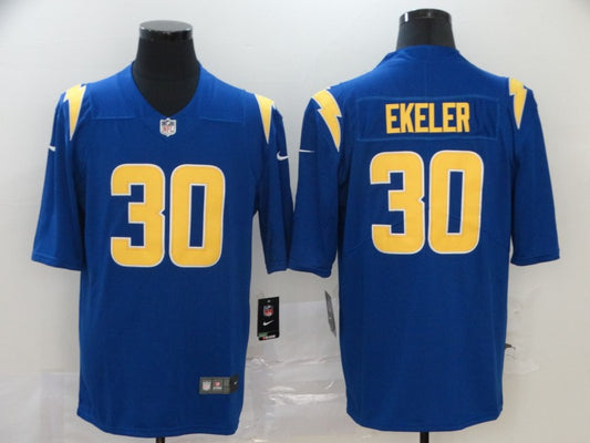 Men's Los Angeles Chargers Austin Ekeler #30 Blue 2nd Alternate Game Jersey1