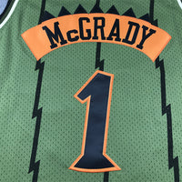 Tracy McGrady Toronto Raptors Army Green Jersey - 4