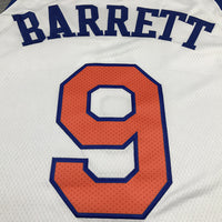 Men's New York Knicks RJ Barrett White 2019 NBA Draft First Round Pick Jersey1