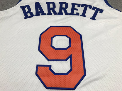 Men's New York Knicks RJ Barrett White 2019 NBA Draft First Round Pick Jersey1