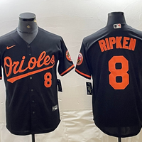 Men's Baltimore Orioles Cal Ripken Jr. #8 Black Replica Baseball Jersey1