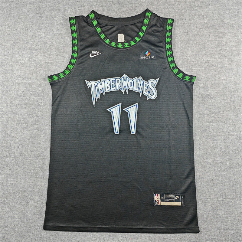 Men's Minnesota Timberwolves Naz Reid #11 Black Swingman Jersey - Classic Edition