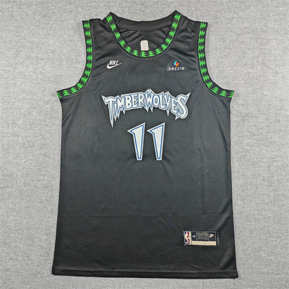 Men's Minnesota Timberwolves Naz Reid #11 Black Swingman Jersey - Classic Edition