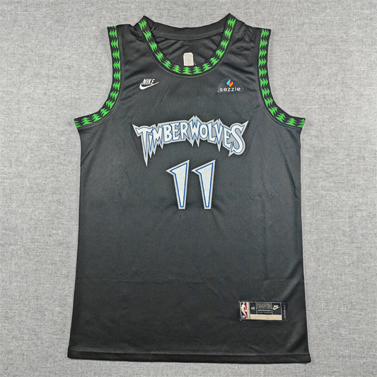 Men's Minnesota Timberwolves Naz Reid #11 Black Swingman Jersey - Classic Edition