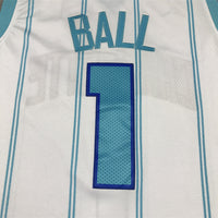 Men's Charlotte Hornets LaMelo Ball #1 White 2022/23 Swingman jersey1 - Association Edition