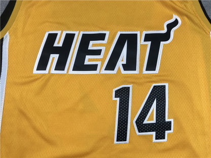 Men's Miami Heat Tyler Herro #14 Gold 2020/21 Swingman Player Jersey1