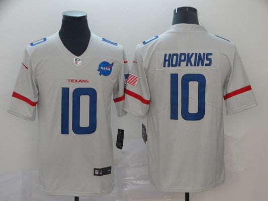 Men's Houston Texans DeAndre Hopkins #10 White City Edition Game Jersey1