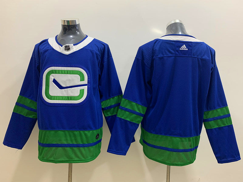 Men's Vancouver Canucks Blue Alternate Primegreen Authentic Blank Jersey1