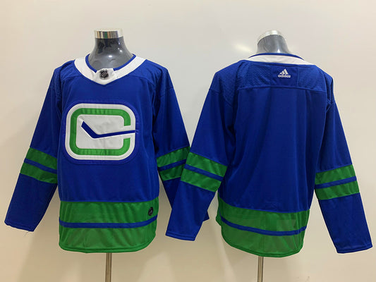 Men's Vancouver Canucks Blue Alternate Primegreen Authentic Blank Jersey1