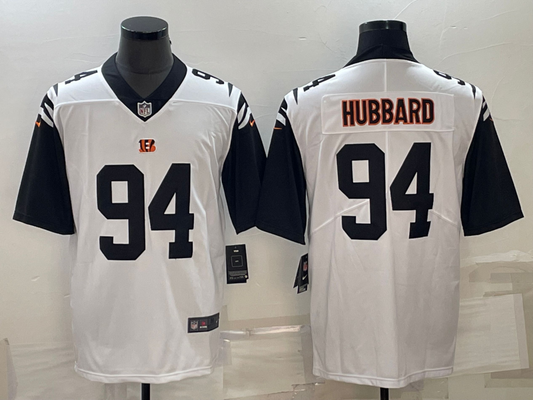 Men's Cincinnati Bengals Sam Hubbard #94 White Game Jersey1