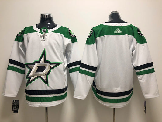 Men's Dallas Stars White Blank Player Jersey1