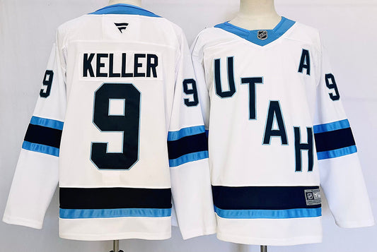 Men's Phoenix Coyotes Clayton Keller #9 White Game jersey1