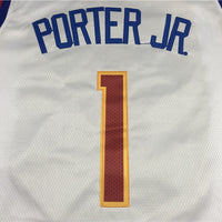 Men's Denver Nuggets Michael Porter Jr. #1 White 2023 Swingman Player Jersey1