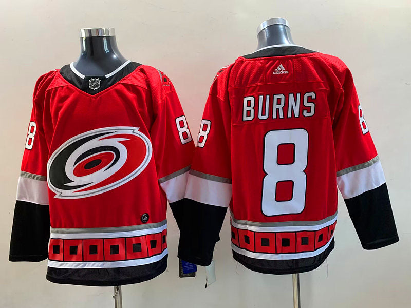 Men's Carolina Hurricanes Brent Burns #8 Red Player Jersey1