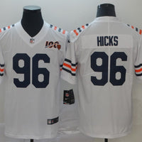 Men's Chicago Bears Akiem Hicks #96 White Game Jersey1