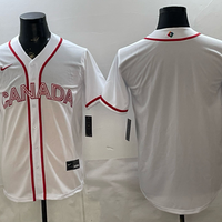 Men's Canada Baseball White 2026 World Baseball Classic Stadium Jersey
