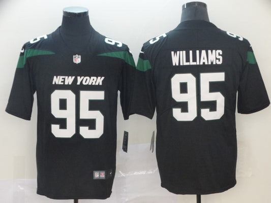 Men's New York Jets Quinnen Williams Black Game Jersey1
