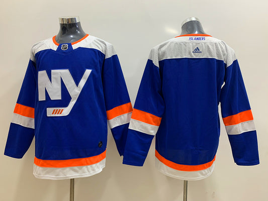 Men's New York Islanders Blue Blank Player Jersey1