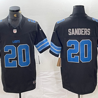 Barry Sanders #20 Detroit Lions Black Vapor Limited Jersey - JerseysFreak